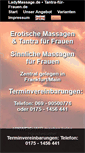 Mobile Screenshot of ladymassage.de