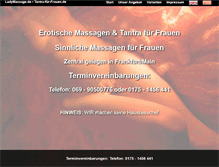 Tablet Screenshot of ladymassage.de